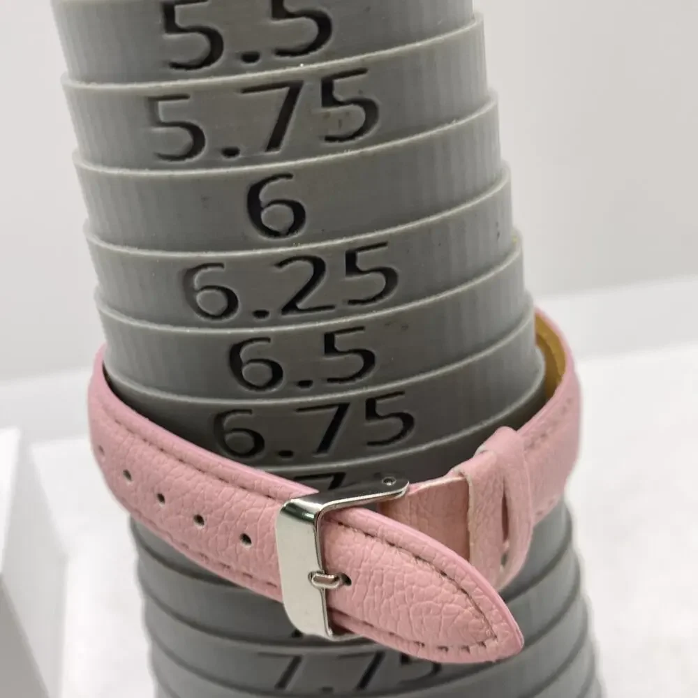 Geneva Gold Tone Pink Watch Works New Battery